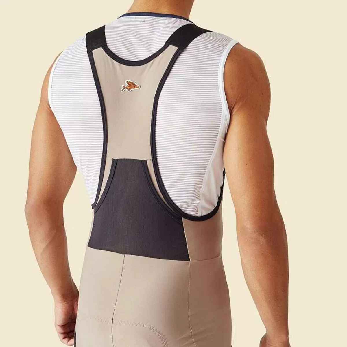 Hot Cafe Du Cycliste Eva Cargo Bibshort Oyster Grey
