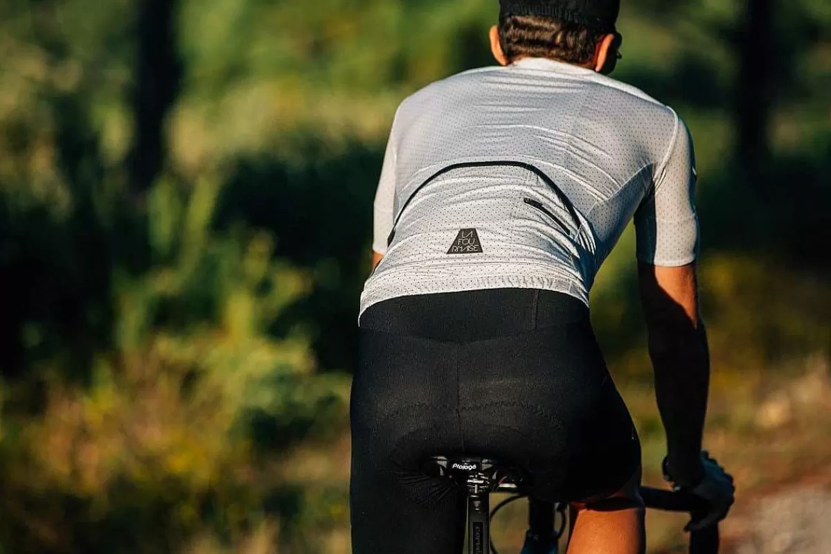Clearance Cafe Du Cycliste Fleurette Jersey Cloud Grey