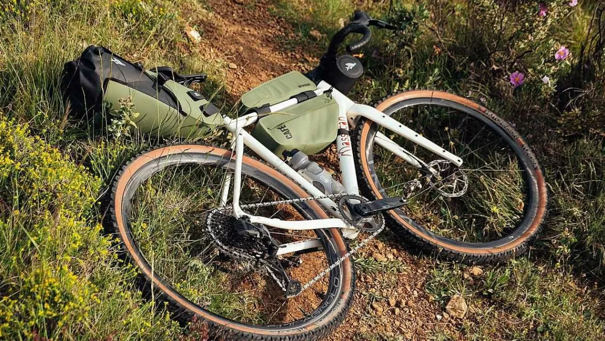 Flash Sale Cafe Du Cycliste Frame Bag Khaki