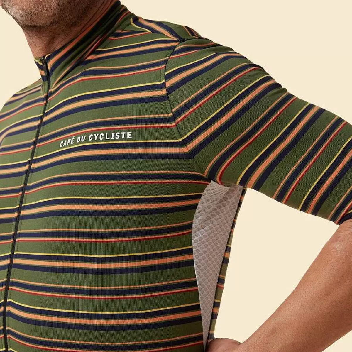 Outlet Cafe Du Cycliste Francine Jersey Khaki