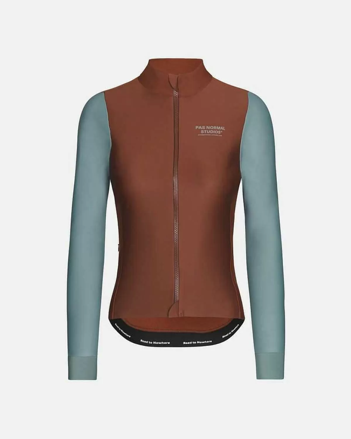 Hot Pas Normal Studios Womens Mechanism Thermal Long Sleeve Jersey Mahogany Dusty Teal