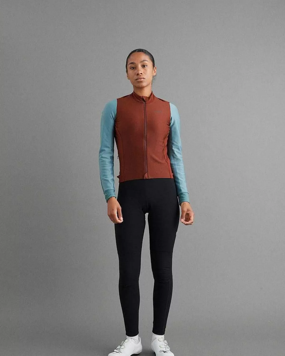 Hot Pas Normal Studios Womens Mechanism Thermal Long Sleeve Jersey Mahogany Dusty Teal
