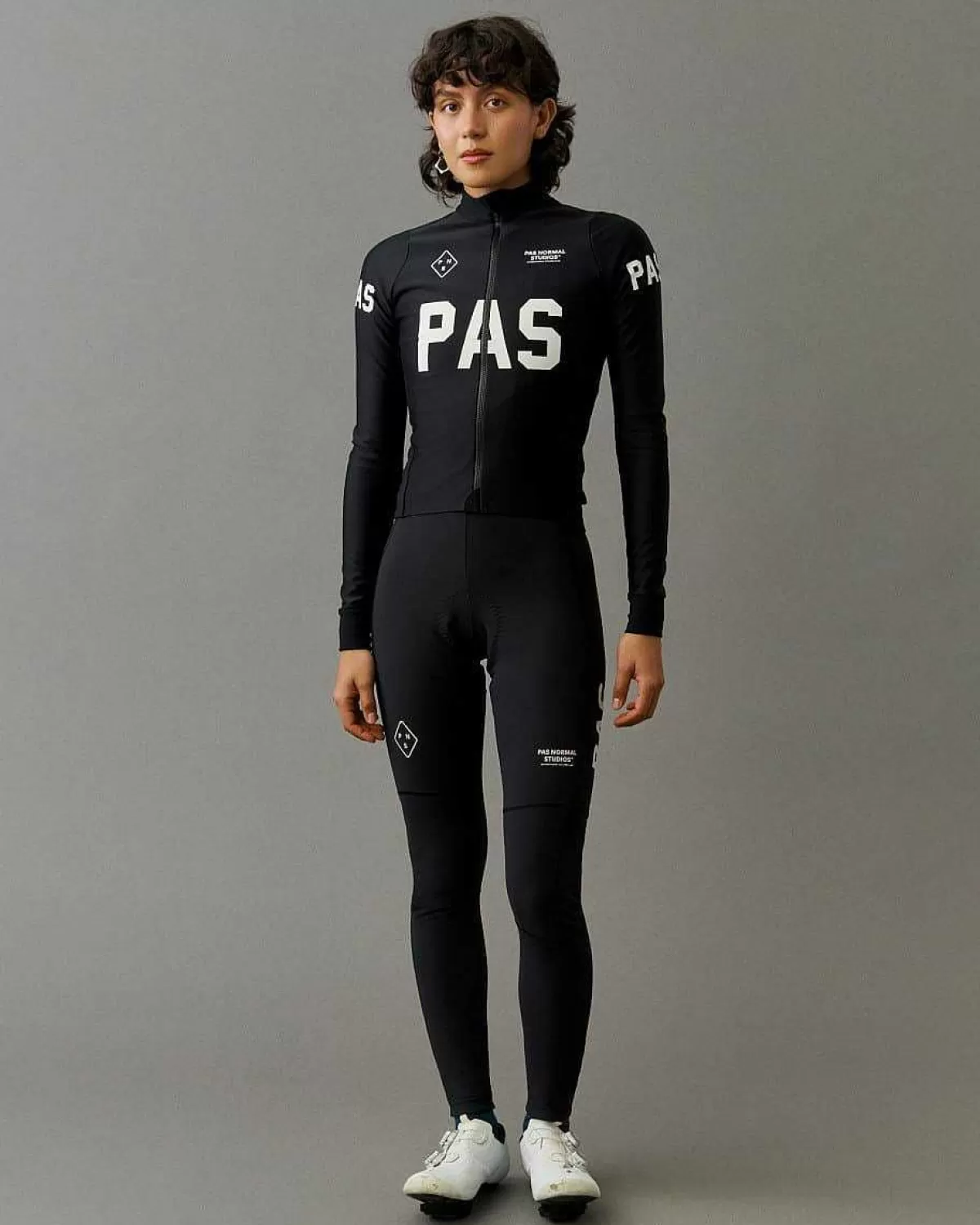 Hot Pas Normal Studios Womens Pas Thermal Long Sleeve Jersey Black