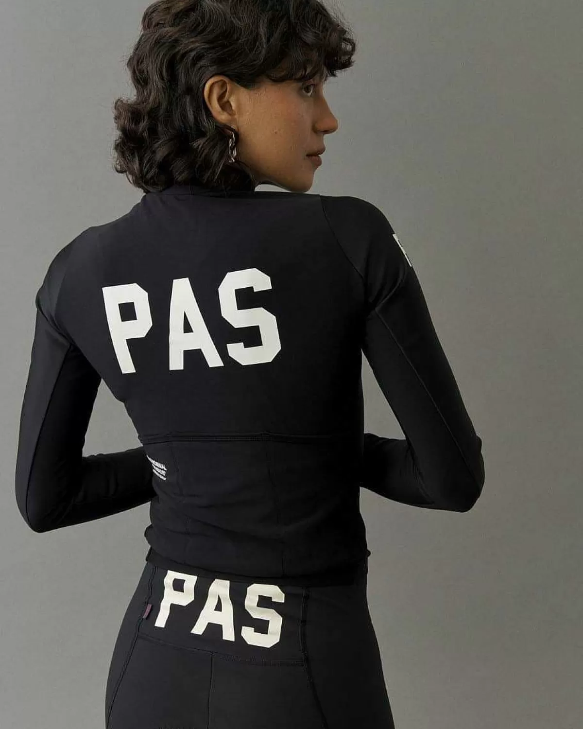 Hot Pas Normal Studios Womens Pas Thermal Long Sleeve Jersey Black